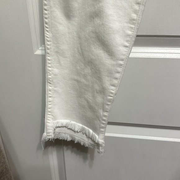 White madewell button fly skinny jeans with raw hem NWT - Picture 2 of 6